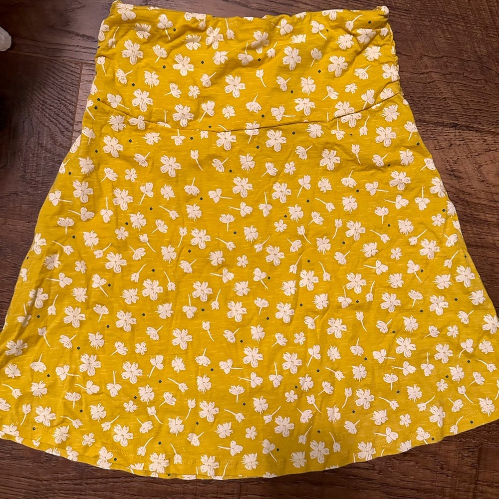 Mustard Yellow Skirt XS Toad & co